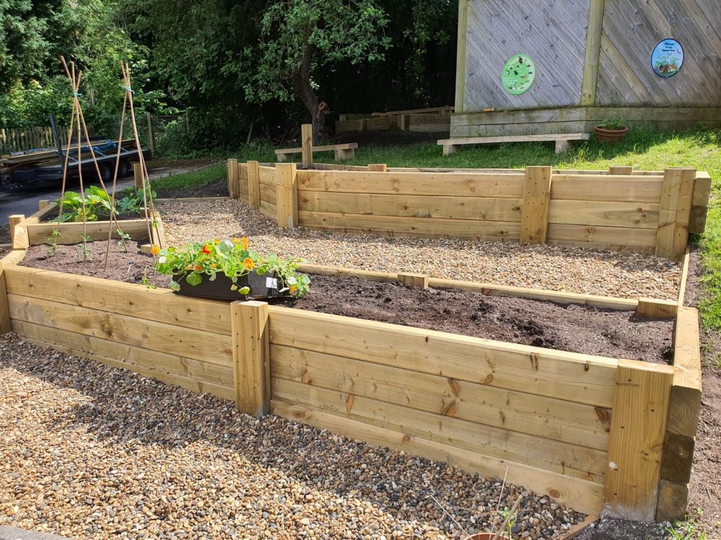 Allotment Built By SOuL at Streatley Primary School